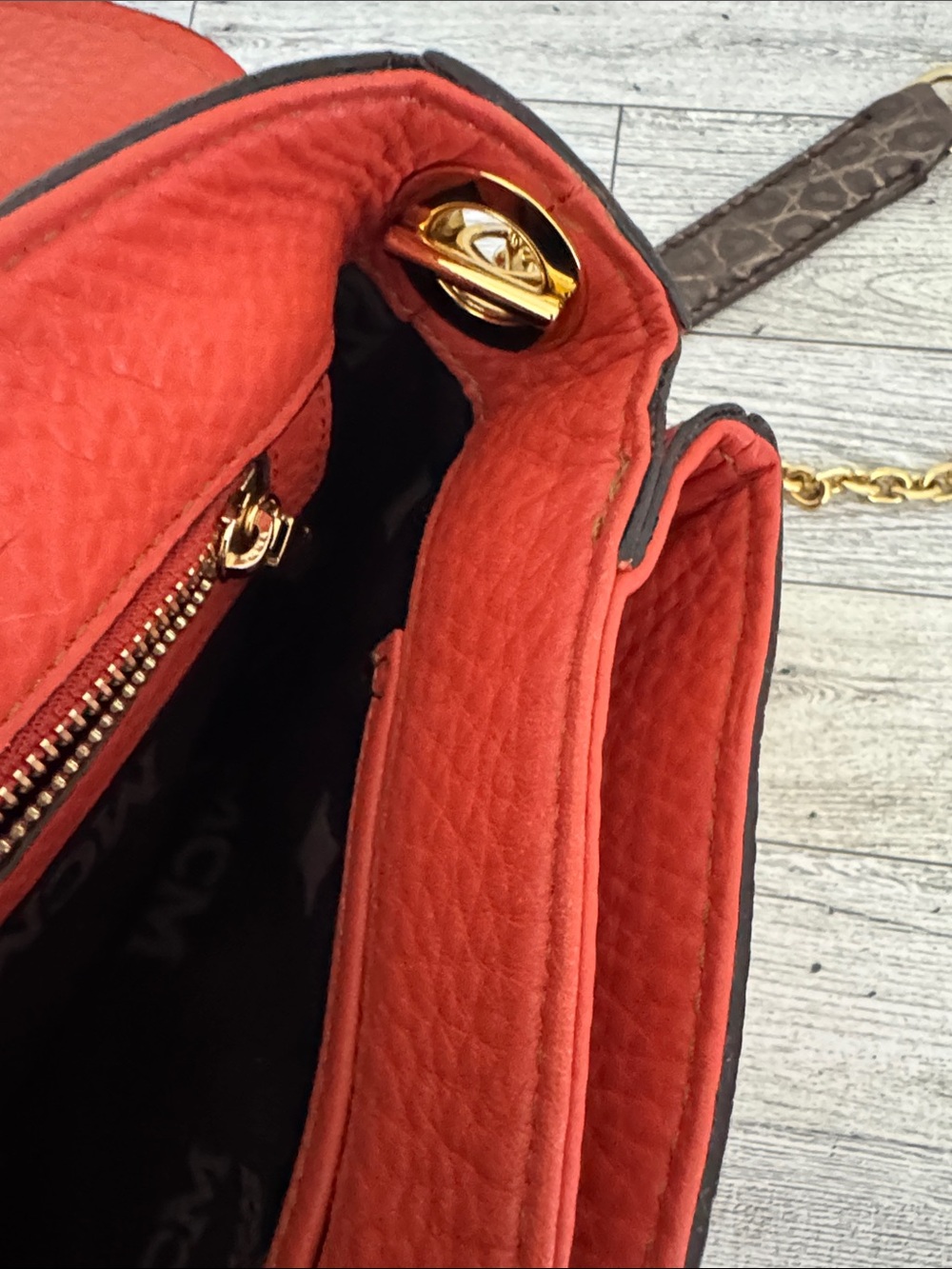 MCM Leather Colorblock Crossbody/Shoulder Bag - Picture 12 of 15